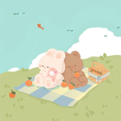 可爱小动物可爱插画
原画师ins：illusbyjo