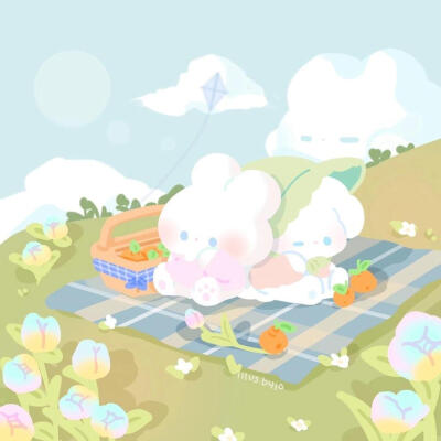 可爱小动物可爱插画
原画师ins：illusbyjo