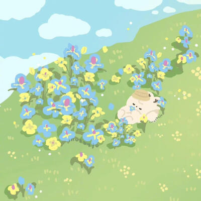 可爱小动物可爱插画
原画师ins：illusbyjo