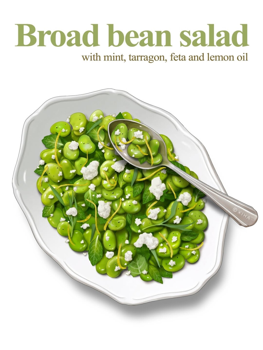 美食插画，治愈
ins：XIHA
