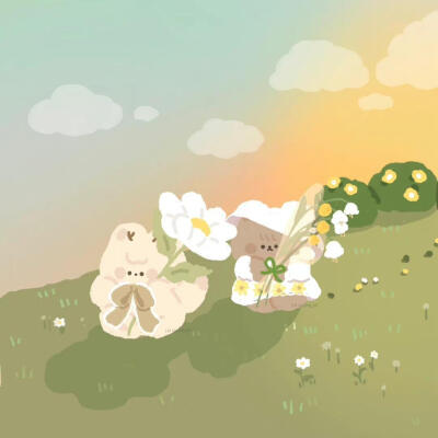 可爱小动物可爱插画
原画师ins：illusbyjo