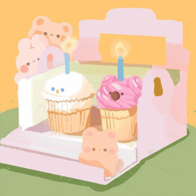 可爱小动物可爱插画
原画师ins：illusbyjo