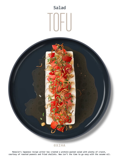 美食插画，治愈
ins：XIHA
