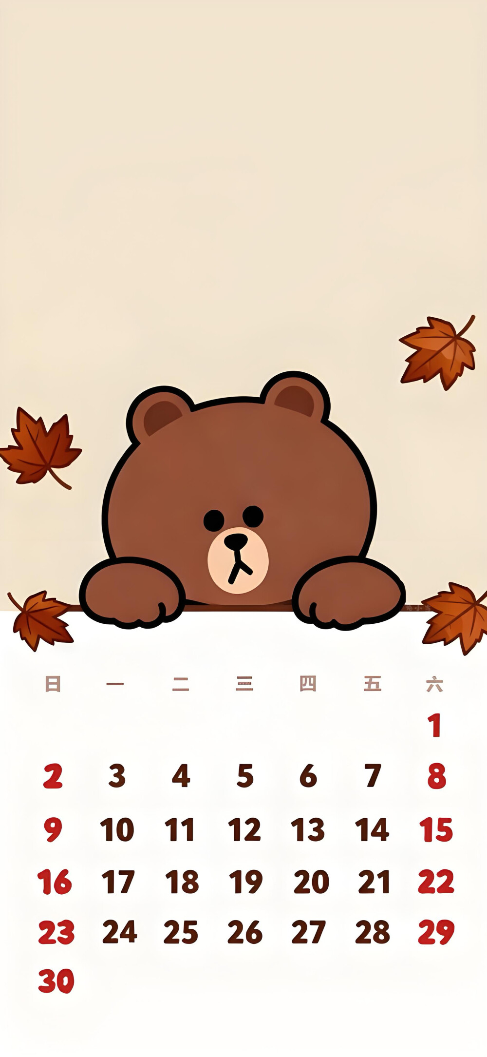 布朗熊壁纸（to 小红书386645218）