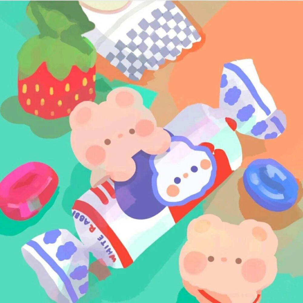 可爱小动物可爱插画
原画师ins：illusbyjo