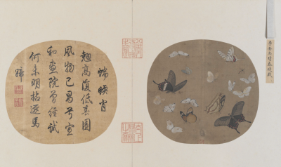 ▲ 《晴春蝶戏图》南宋  佚名  故宫博物院藏