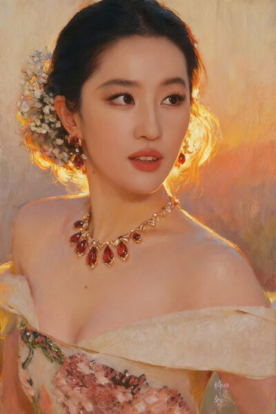 刘亦菲出席2025 VOGUE时尚之力二十周年盛会造型图集，Elie Saab 2025秋冬系列高定礼服搭配Bvlgari宝格丽高级珠宝2025.10.23