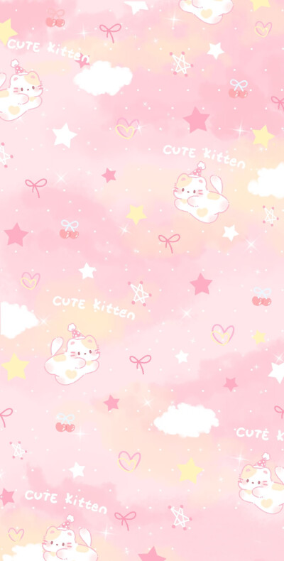 粉色聊天背景 梦幻简约壁纸 来自网络侵删