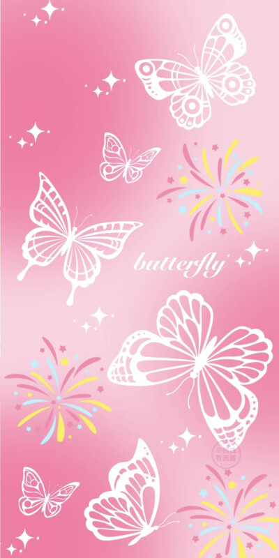 粉色聊天背景 梦幻简约壁纸 来自网络侵删