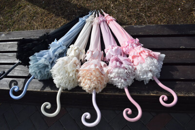 MC七彩大鹅lolita伞