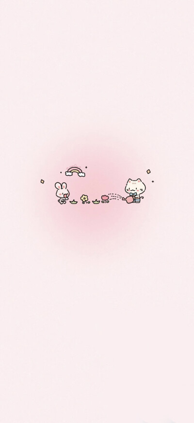 粉色聊天背景 梦幻简约壁纸 来自网络侵删