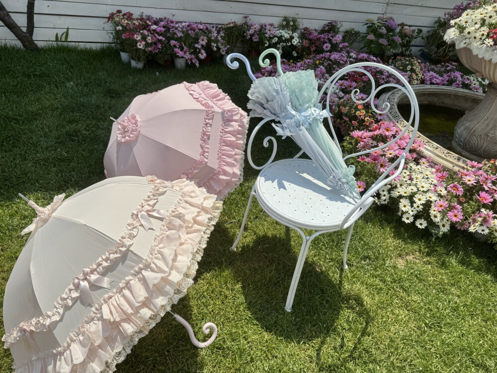 MC七彩大鹅lolita伞