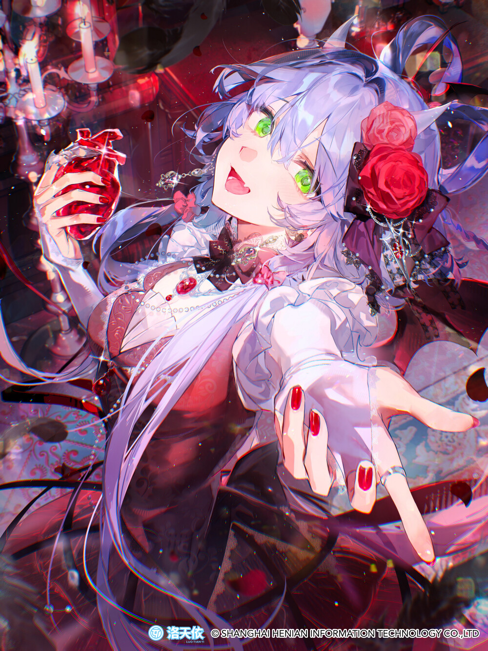 「洛天依·Gluttony&Greed」
“一直留在我的身边，一直看着我、满足我
给予我快乐，给予我苦痛，给予我一切…...” ​​
来源洛天依官方微博账号