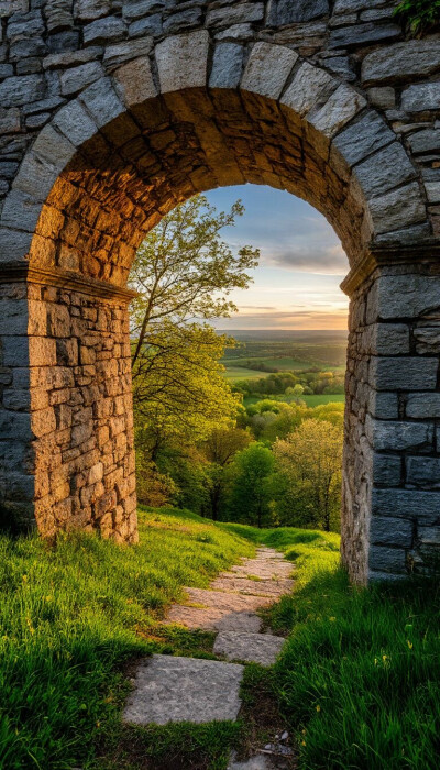 在时光的拱门与静水之间…