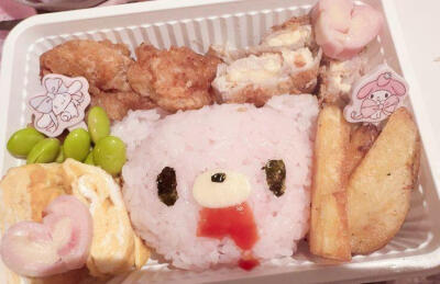 各种萌物可爱便当