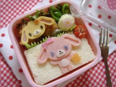 各种萌物可爱便当