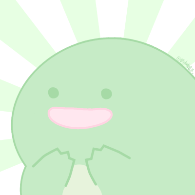 角落生物绿蜥蜴momo版头像，是momo头像模板二改的，纯自己改模绘制