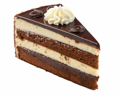 巧克力甜品白底电子手帐贴纸素材