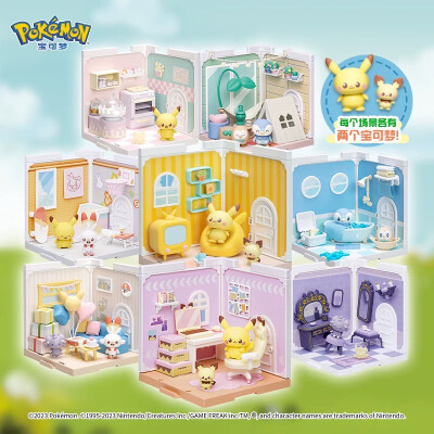 宝可梦小屋场景摆件