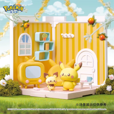宝可梦小屋场景摆件