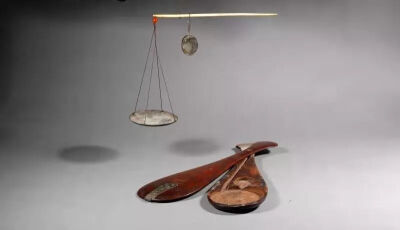 清代 银杏木盒装戥子观复博物馆藏