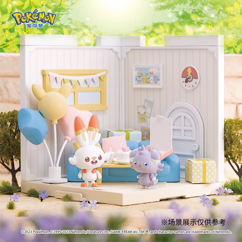 宝可梦小屋场景摆件