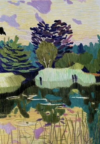 
他的艺术创作非常专注，其作品以独特的简约气质，在北欧现代主义绘画中占据独特地位。他的创作方法来源于对自然景观的深刻观察与内心转化。他常常描绘海景、天空、土地等自然主题，但摒弃了繁琐的细节。他的画布上…