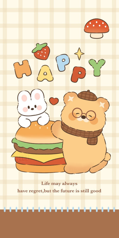 秋冬棕黄色系可爱毛绒小熊