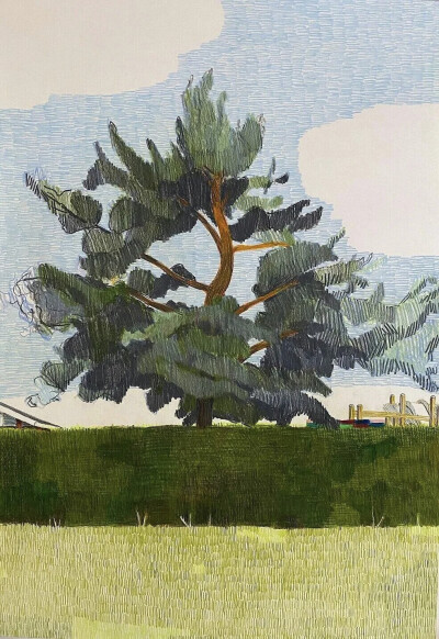 
他的艺术创作非常专注，其作品以独特的简约气质，在北欧现代主义绘画中占据独特地位。他的创作方法来源于对自然景观的深刻观察与内心转化。他常常描绘海景、天空、土地等自然主题，但摒弃了繁琐的细节。他的画布上…