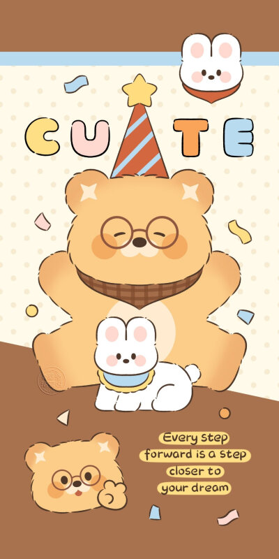 秋冬棕黄色系可爱毛绒小熊