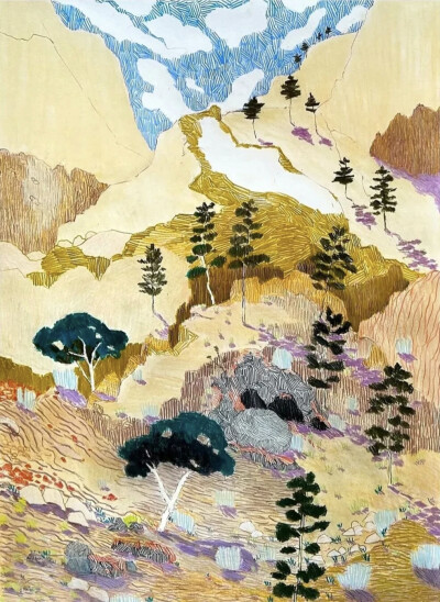 
他的艺术创作非常专注，其作品以独特的简约气质，在北欧现代主义绘画中占据独特地位。他的创作方法来源于对自然景观的深刻观察与内心转化。他常常描绘海景、天空、土地等自然主题，但摒弃了繁琐的细节。他的画布上…