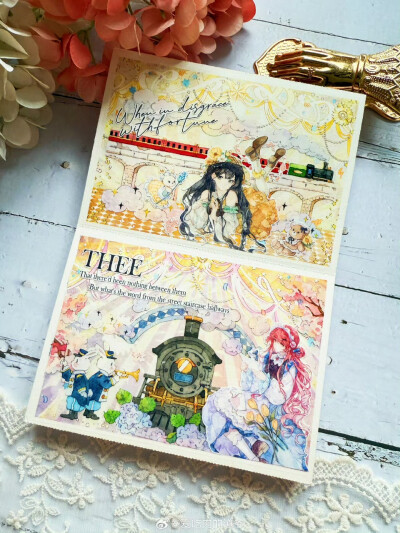 手账拼贴卡胶带拼贴参考