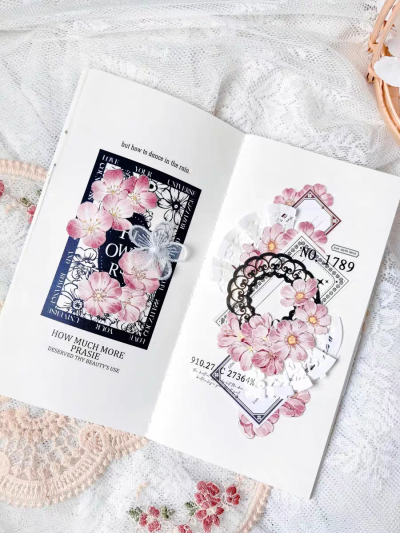 手账拼贴卡胶带拼贴参考