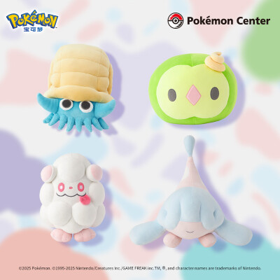 宝可梦周边毛绒公仔