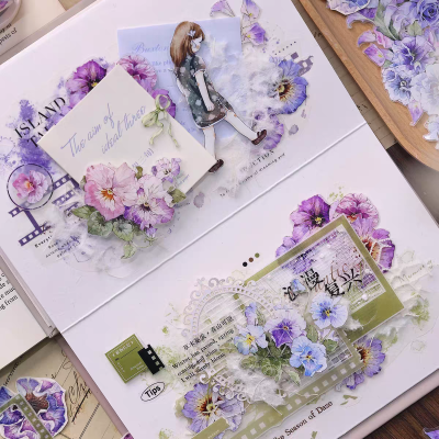 手账拼贴卡胶带拼贴参考