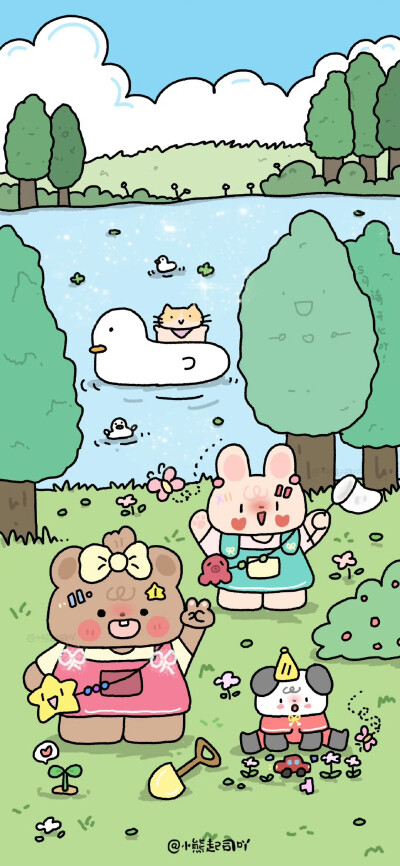 可爱小熊壁纸套图