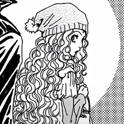 黑白漫画/女生头像