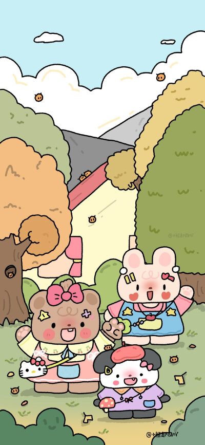 可爱小熊壁纸套图