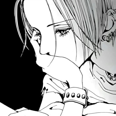 黑白漫画/女生头像