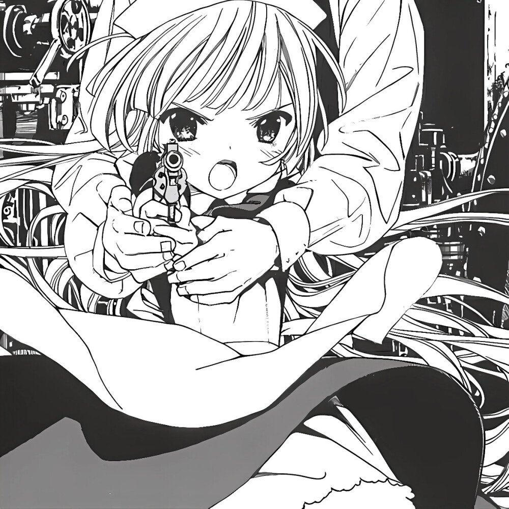 黑白漫画/情侣头像