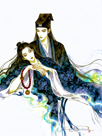 远远观望，费神思揣，心中却枝枝蔓蔓，像要开出什么一般