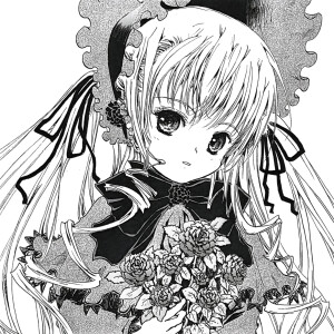 黑白漫画/女生头像