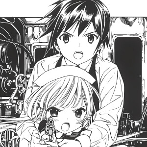 黑白漫画/情侣头像