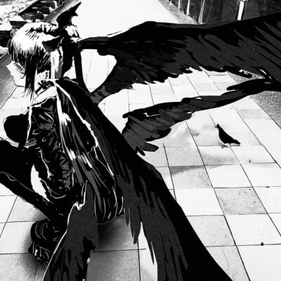 黑白漫画/女生头像