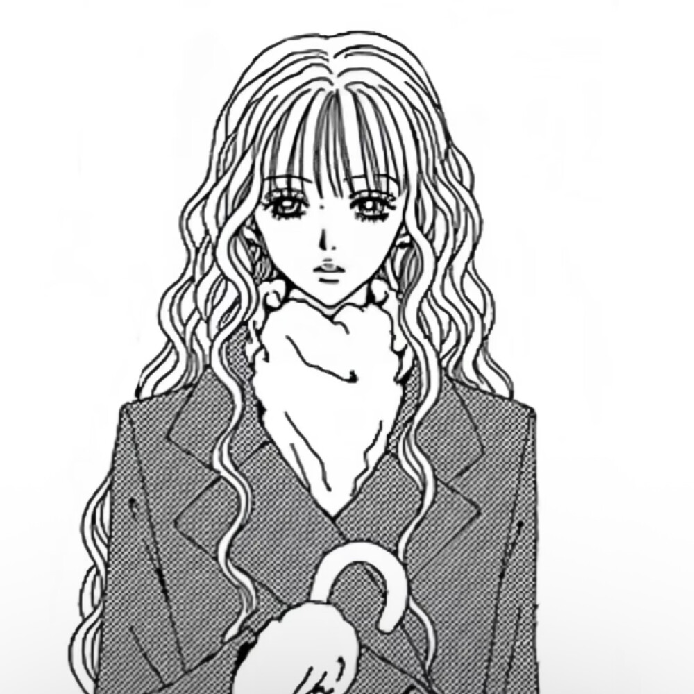 黑白漫画/女生头像