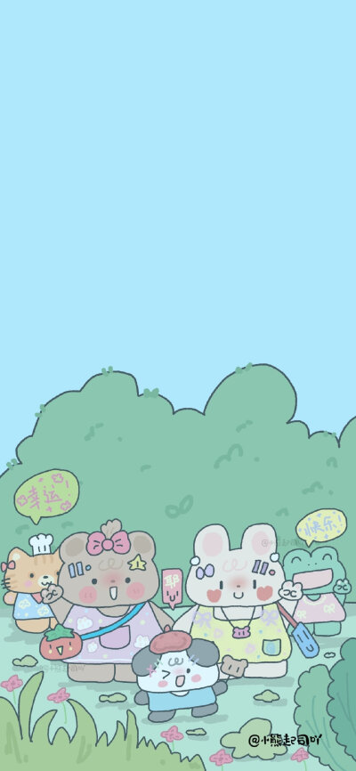 可爱小熊壁纸套图