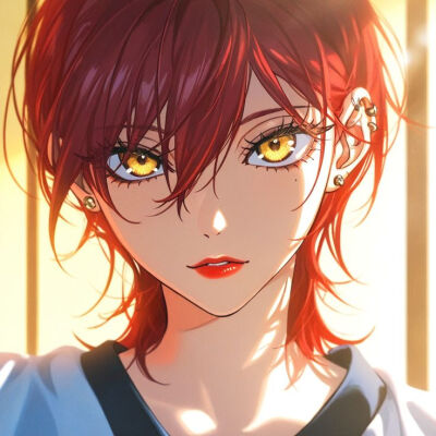 来源：Pin
编辑：图片是ai
动漫女头Δ