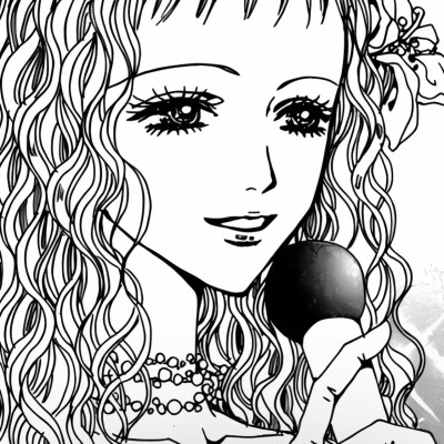 黑白漫画/女生头像