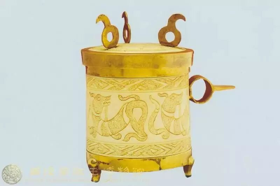 金扣象牙卮（象牙部分为修复）西汉南越王墓出土