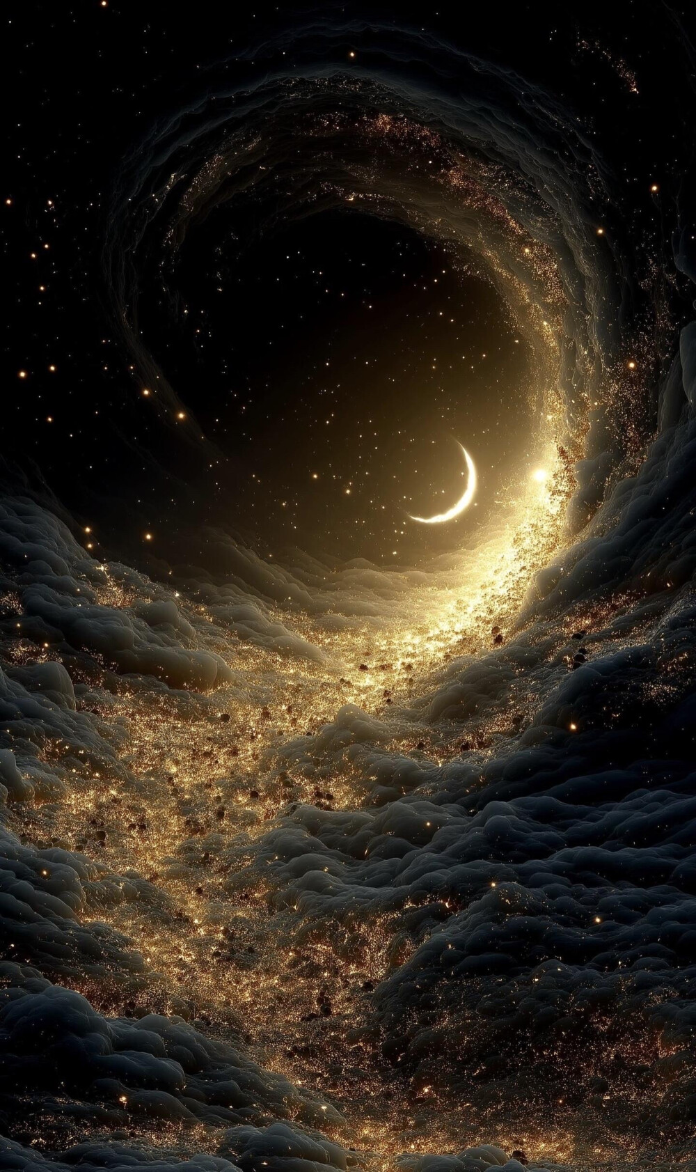 叩星月 转首 飞梦花河 变幻如瞬.